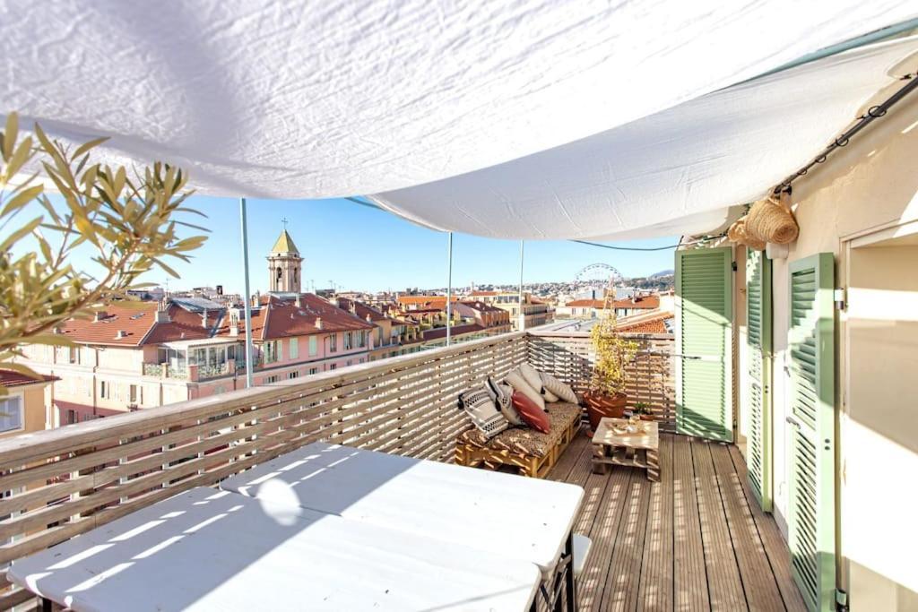#9 Opera'S Duplex Panoramic Sea View Terrace & Ac 1Min To Beach Nice Exterior photo